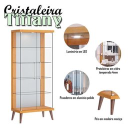 Cristaleira Ambiente Tifanny Nature - Imcal - 2 Cristaleira Ambiente Tifanny Nature - Imcal - 2