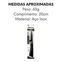 Ver imagem 3 de Faca Shark 3¹/² 20cm Afiada Profissional Jjb Utilidades