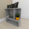 Mesa Lateral para sofá simples em mdf Cinza - 1