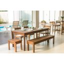 Ver imagem 2 de Mesa de Madeira Maciça para Área Externa 180cmx85cm Ipanema Mestra Móveis
