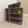 Estante para livros slim em mdf Amadeirado - 1