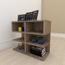 Mesa Lateral para sofá simples em mdf Amadeirado - 1