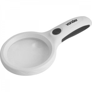 Lupa manual com LED Vonder