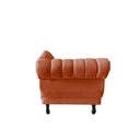 Ver imagem 7 de Recamier Decorativo Divã Amsterdã 187cm Lado Direito Veludo Terracota
