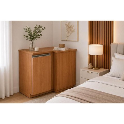 Bancada Modulada Balcão Canto 1PTA 98 Liga Canela Kappesberg
