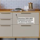 Ver imagem 5 de Armário de Cozinha Modulada com Balcão e Tampo 14 Portas 6 Gavetas Ágata 100% Mdf Vidro Reflecta Amê