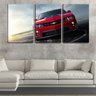 Quadro canvas 45x96 camaro vermelho de frente - 2