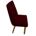 Ver imagem 3 de Kit 06 Cadeiras Para Sala De Jantar Tóquio Pés palito Suede Marsala - D'Classe Decor