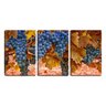 Quadro canvas 45x96 cachos de uvas na videira - 1