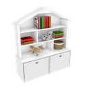 Ver imagem 1 de ESTANTE PARA LIVROS FORMATO CASA M160.2021.B (QUARTO) MUNDI MOVEIS