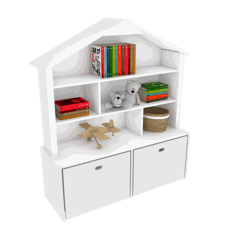ESTANTE PARA LIVROS FORMATO CASA M160.2021.B (QUARTO) MUNDI MOVEIS
