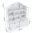 Ver imagem 4 de ESTANTE PARA LIVROS FORMATO CASA M160.2021.B (QUARTO) MUNDI MOVEIS