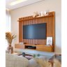 Painel para Tv Home Suspenso Ripado Ambiente Loft 1.8 Nature - Imcal - 1