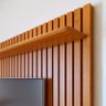 Painel para Tv Home Suspenso Ripado Ambiente Loft 1.8 Nature - Imcal - 4