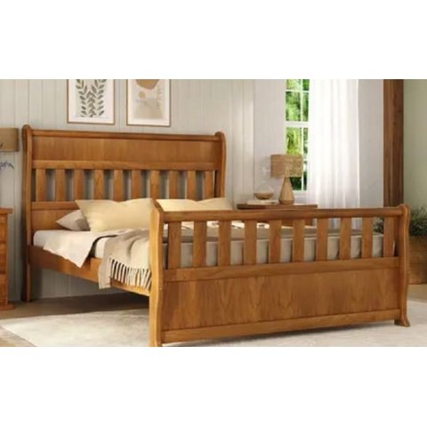 Cama Casal Madeira Maciça - Nathália