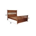 Ver imagem 2 de Cama Casal Madeira Maciça - Nathália