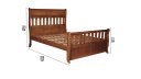 Ver imagem 2 de Cama Casal Madeira Maciça - Nathália