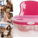 Ver imagem 4 de Cadeirinha de Alimentação Portatil Desmontavel Kiddo Candy Rosa
