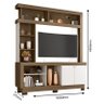 Estante Home Theater Mali Carvalho Oak Off White – Móveis Leão - 2
