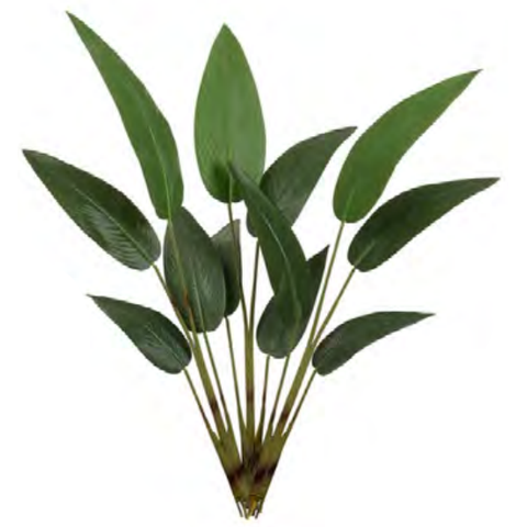 Planta Árvore Artificial Estrelícia X12 Verde 1,15cm