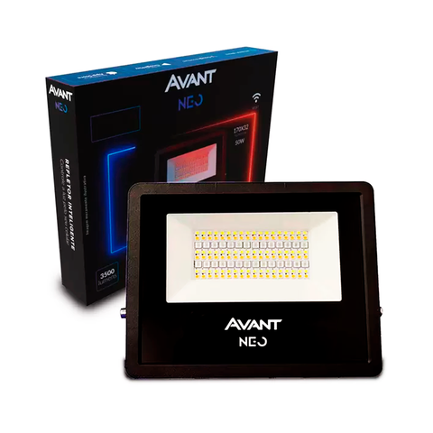 Refletor Led Neo 50w 2700k-6500k-rgb Bivolt