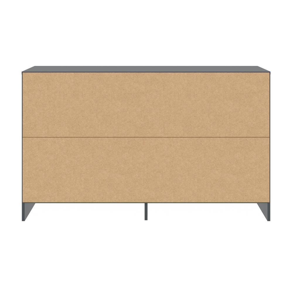 Cômoda Kappesberg 6 Gavetas Cinza Sagrado 134cm X 81cm - 7