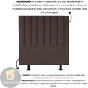 Ver imagem 5 de Cabeceira Estofada de Cama Casal King 195 Cm Mavie Corino:marrom