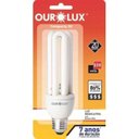 Ver imagem 1 de Lâmpada Eletrônica 3u 20 Watts 220 Volts Branco Frio 6400k - Ourolux