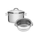 Ver imagem 1 de Jogo de Panelas 2 Peças Inox Fundo Triplo Solar Tramontina