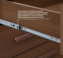 Ver imagem 5 de Cômoda Ryad 10 Gavetas D'Doro Móveis:Castanho