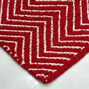 Ver imagem 2 de Tapete Tear 63x120 Chenile Vermelho Escama