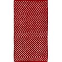 Ver imagem 1 de Tapete Tear 63x120 Chenile Vermelho Escama