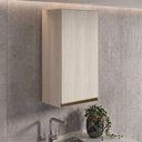 Ver imagem 6 de Armario Aereo 1 Porta MDF 40x90 cm Kali 119771 Bianco Toq Nicioli