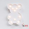 Kit 2 Luminária Led Abajur Urso Decoração Festa Infantil - 4