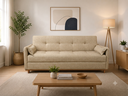Ver imagem 1 de Sofa Iris 2.10 Bau e Cama Nobly Linho Bege