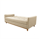 Ver imagem 3 de Sofa Iris 2.10 Bau e Cama Nobly Linho Bege