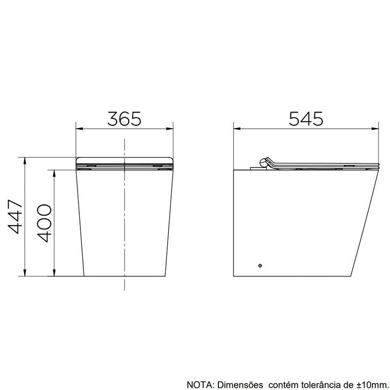 Vaso Sanitário Convencional Docol Liss 974666 Branco Esmaltado - 4