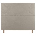 Ver imagem 4 de Cabeceira Cama Box Casal Queen Size Cairo 160cm Bege