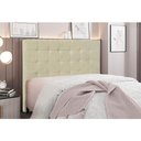 Ver imagem 1 de Cabeceira Cama Box Queen 160 Cm Verona Veludo S04 - D'Rossi