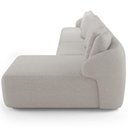 Ver mais imagens de Sofá 5 Lugares com Chaise Direito Sala Living 328cm Arlo F04 Linho Cru - Lyam Decor