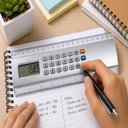 Ver imagem 3 de Regua 20cm com Calculadora Eletronica 8 Digitos Portatil de Mesa para Escola Escritorio Estudante Tr