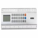 Ver imagem 2 de Regua 20cm com Calculadora Eletronica 8 Digitos Portatil de Mesa para Escola Escritorio Estudante Tr