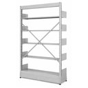 Ver imagem 4 de Estante Biblioteca de Parede com 05 Bandejas - 2,00x0,92x0,32m - Sa - 13124