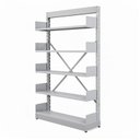 Ver imagem 6 de Estante Biblioteca de Parede com 05 Bandejas - 2,00x0,92x0,32m - Sa - 13124
