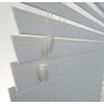 Persiana Horizontal Pvc 50mm Branca 140 (L) X 140 (A) cm Cortina Tipo Madeira Luxo 1,40 x 1,40 m - 3