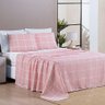Jogo de Lençol Solteiro Square 3 Peças Rosa - 1