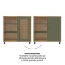 Ver mais imagens de Kit 4 Peças com Rack para TV até 75 Polegadas, Mesa de Centro, Mesa Lateral e Aparador