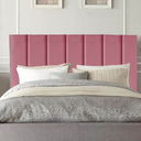 Ver imagem 2 de Cabeceira Estofada Cama Box Solteiro 90 Cm Carolina Suede e Frame:rosa