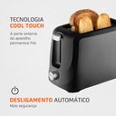 Ver imagem 3 de Torradeira Elétrica Mondial Pratic com 6 Níveis de Tostagem 700w Preto 127v - T-18