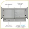 Armário Aéreo Multiuso 120cm 100%mdf Cozinha/área de Serviço - 3